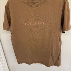 Patagonia 100% Organic Cotton Brown  Tee